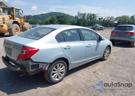 2012 Honda Civic Ex z USA, uszkodzony, nr VIN 19XFB2F8XCE010768